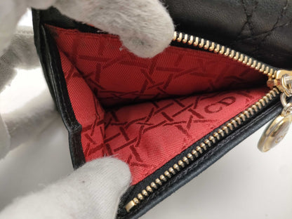 Dior Cannage Compact Wallet