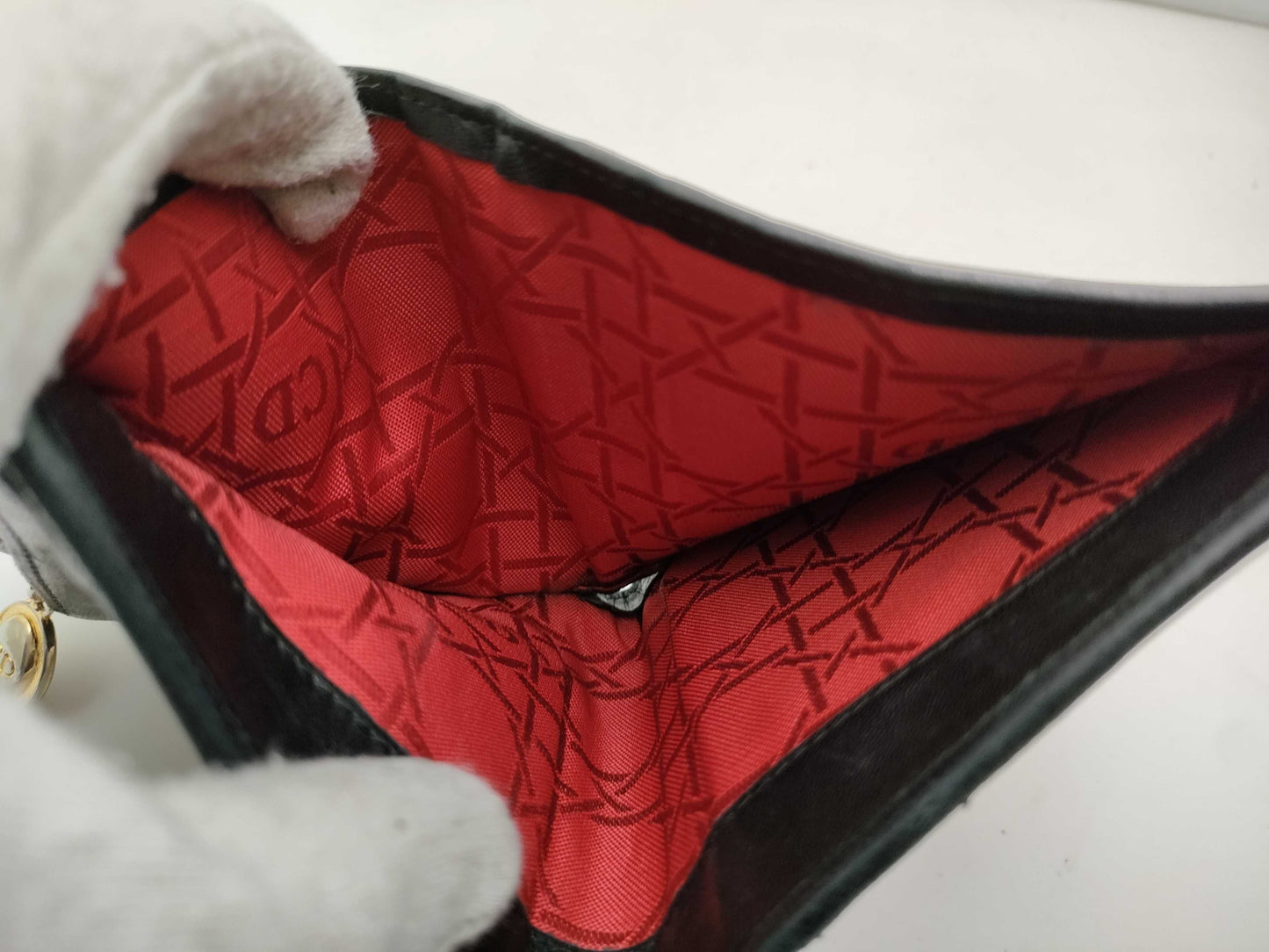 Dior Cannage Compact Wallet
