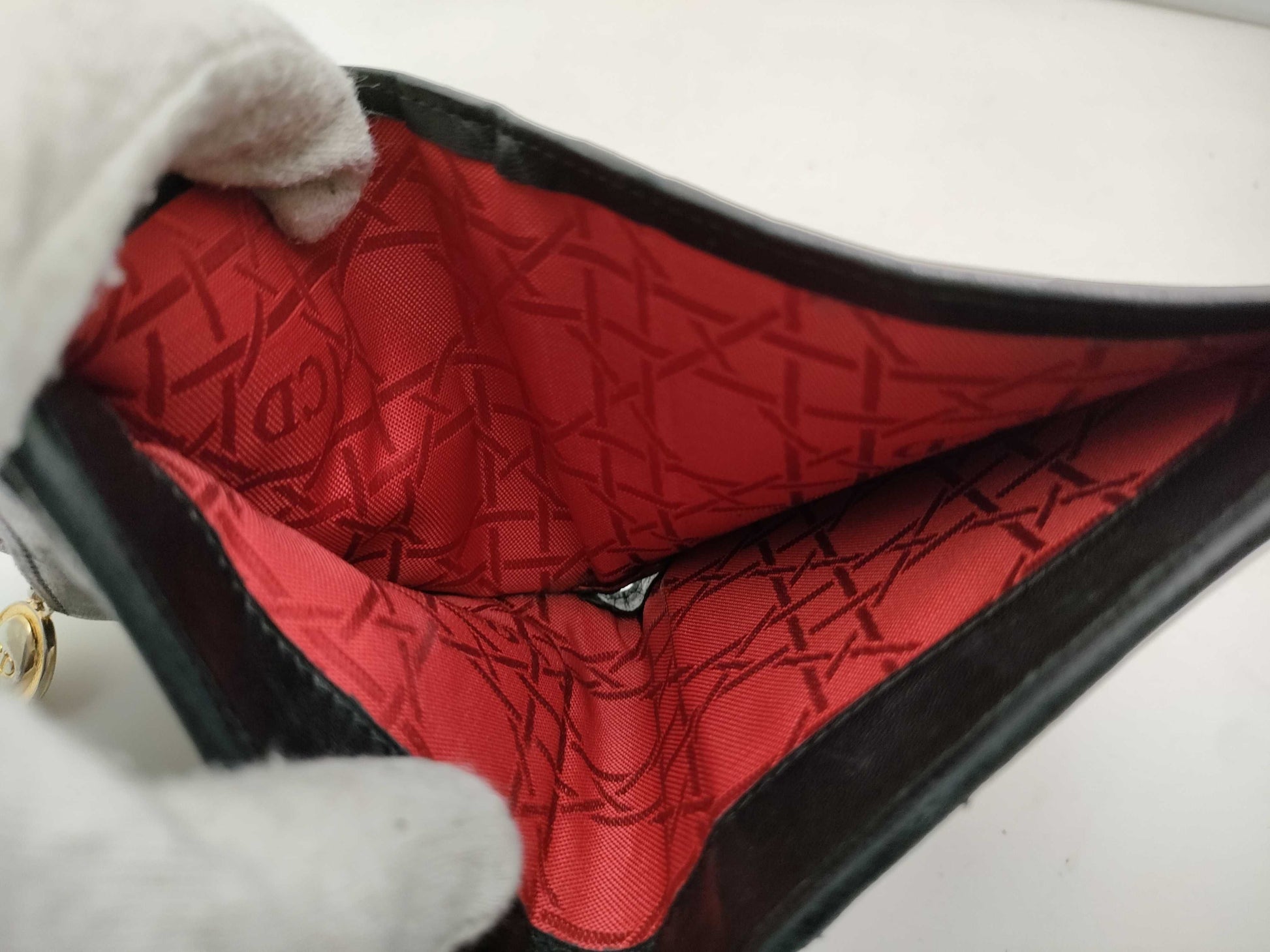 Dior Cannage Compact Wallet