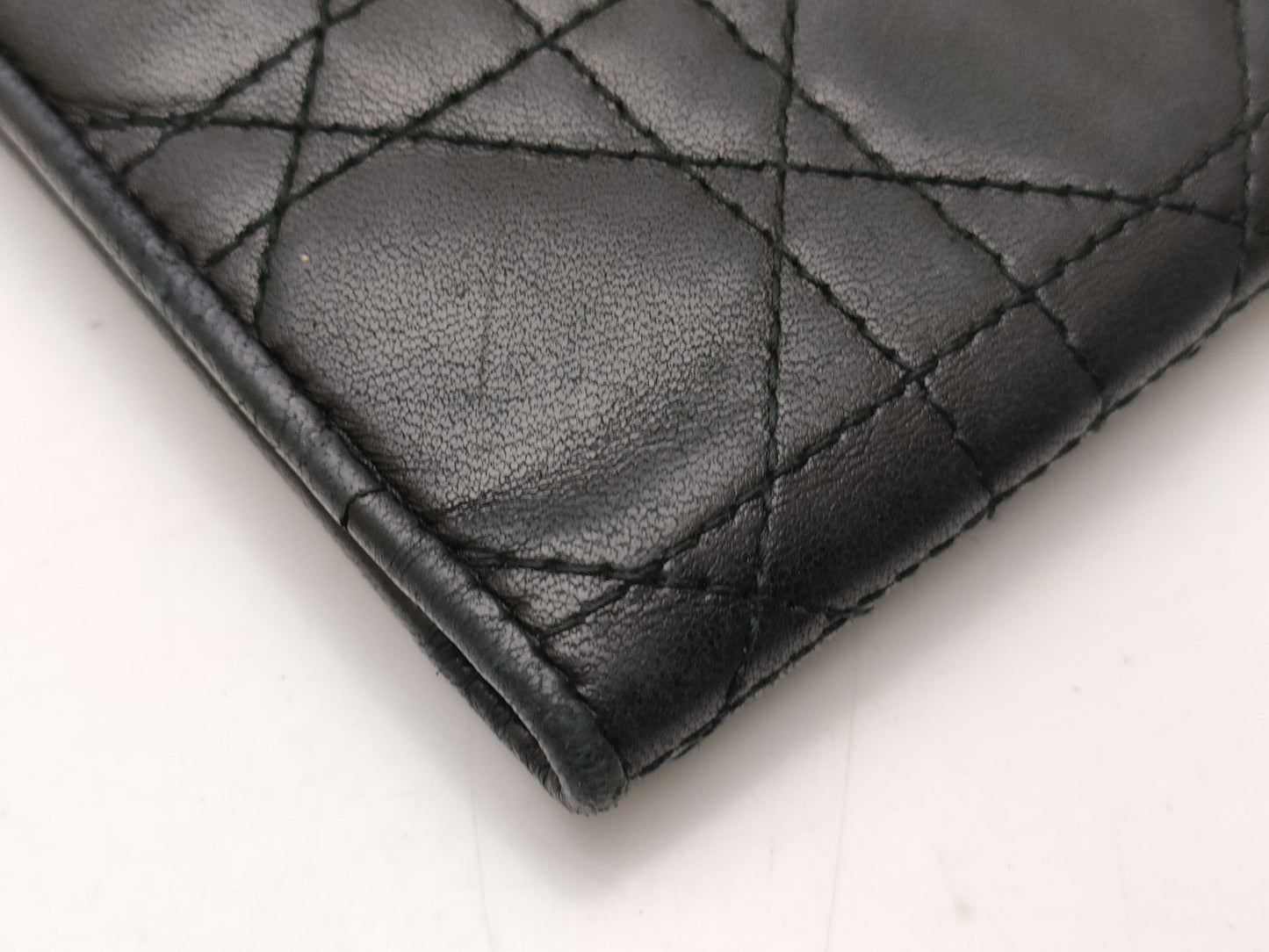Dior Cannage Compact Wallet