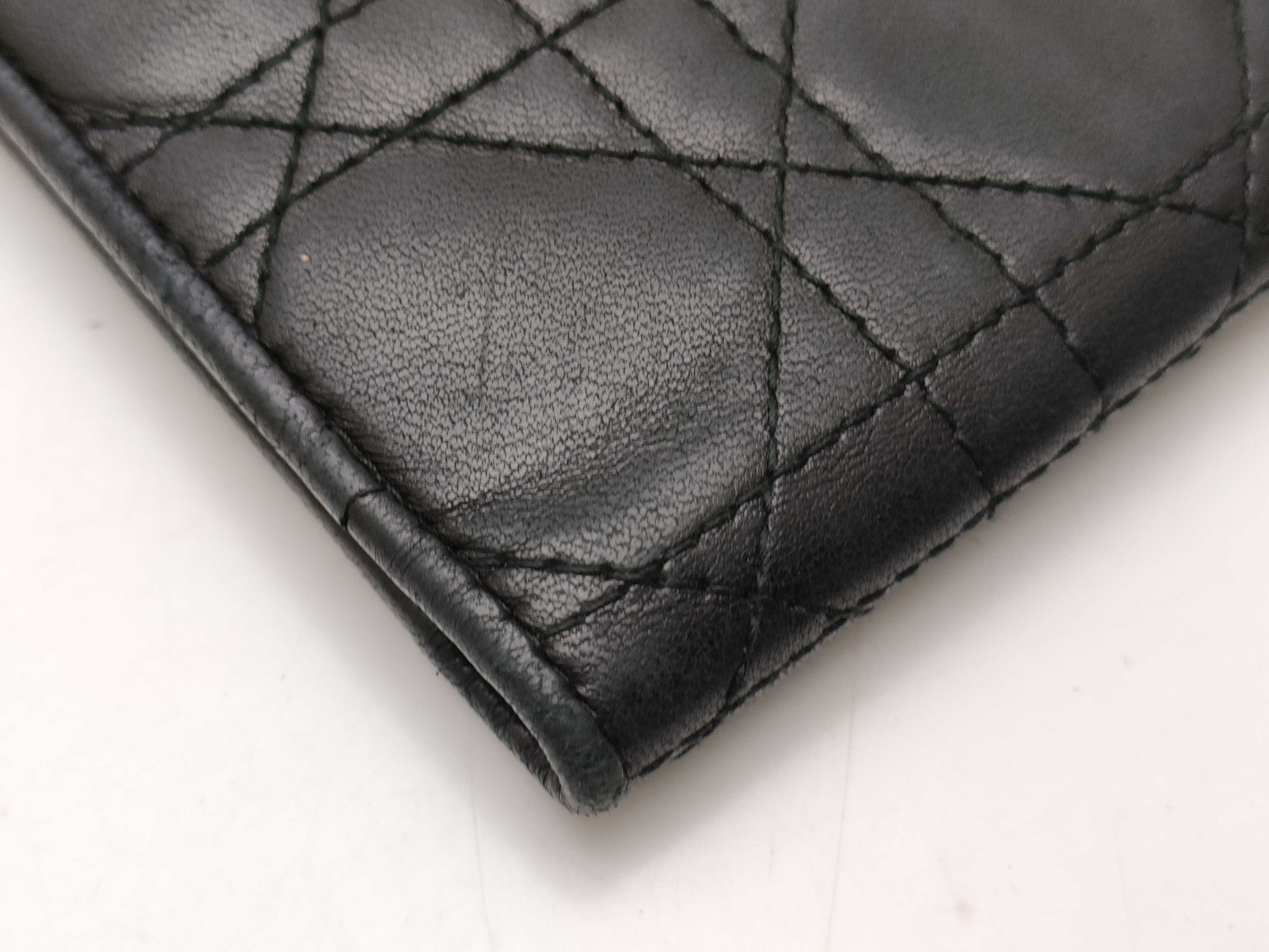 Dior Cannage Compact Wallet