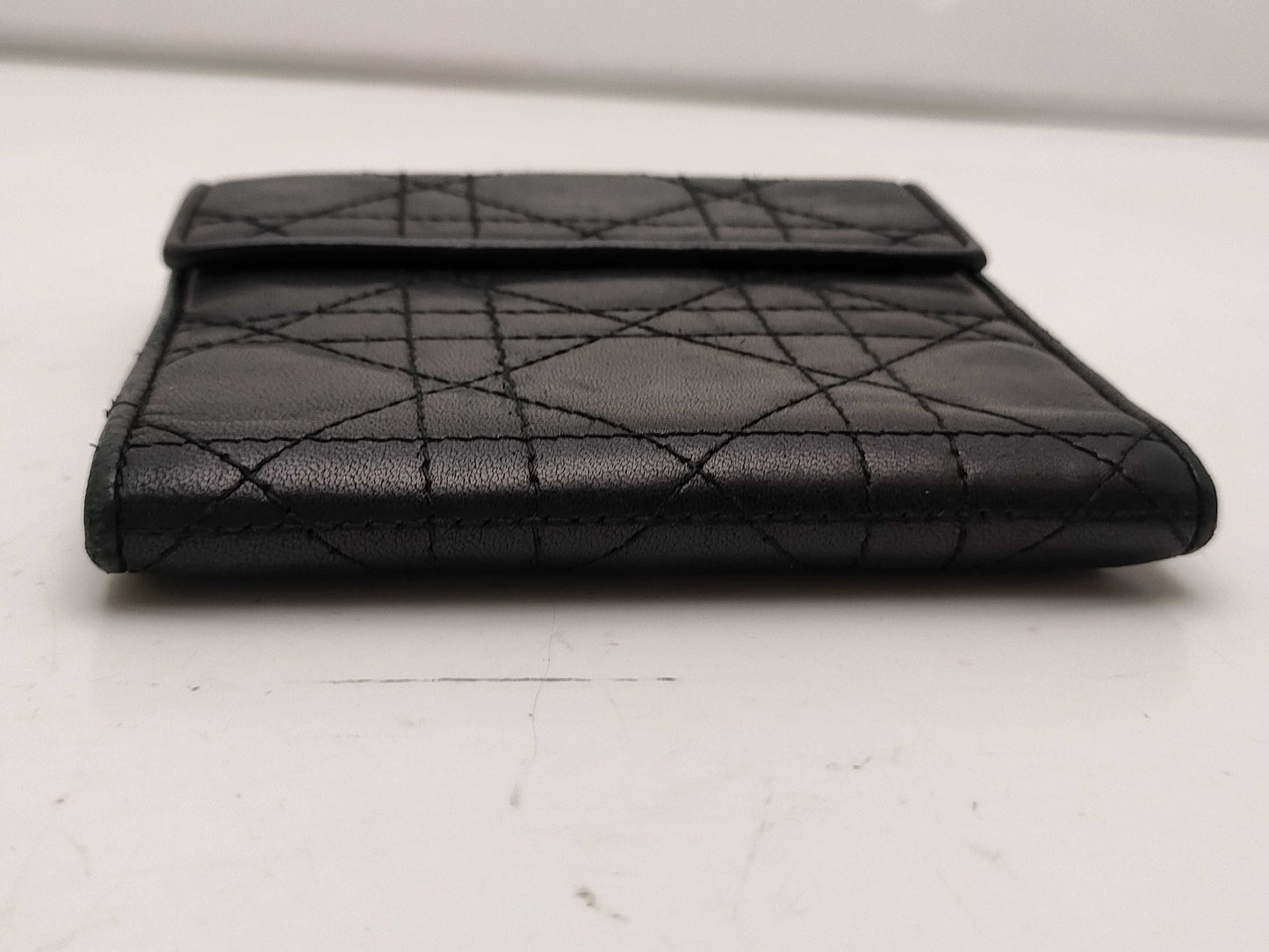 Dior Cannage Compact Wallet