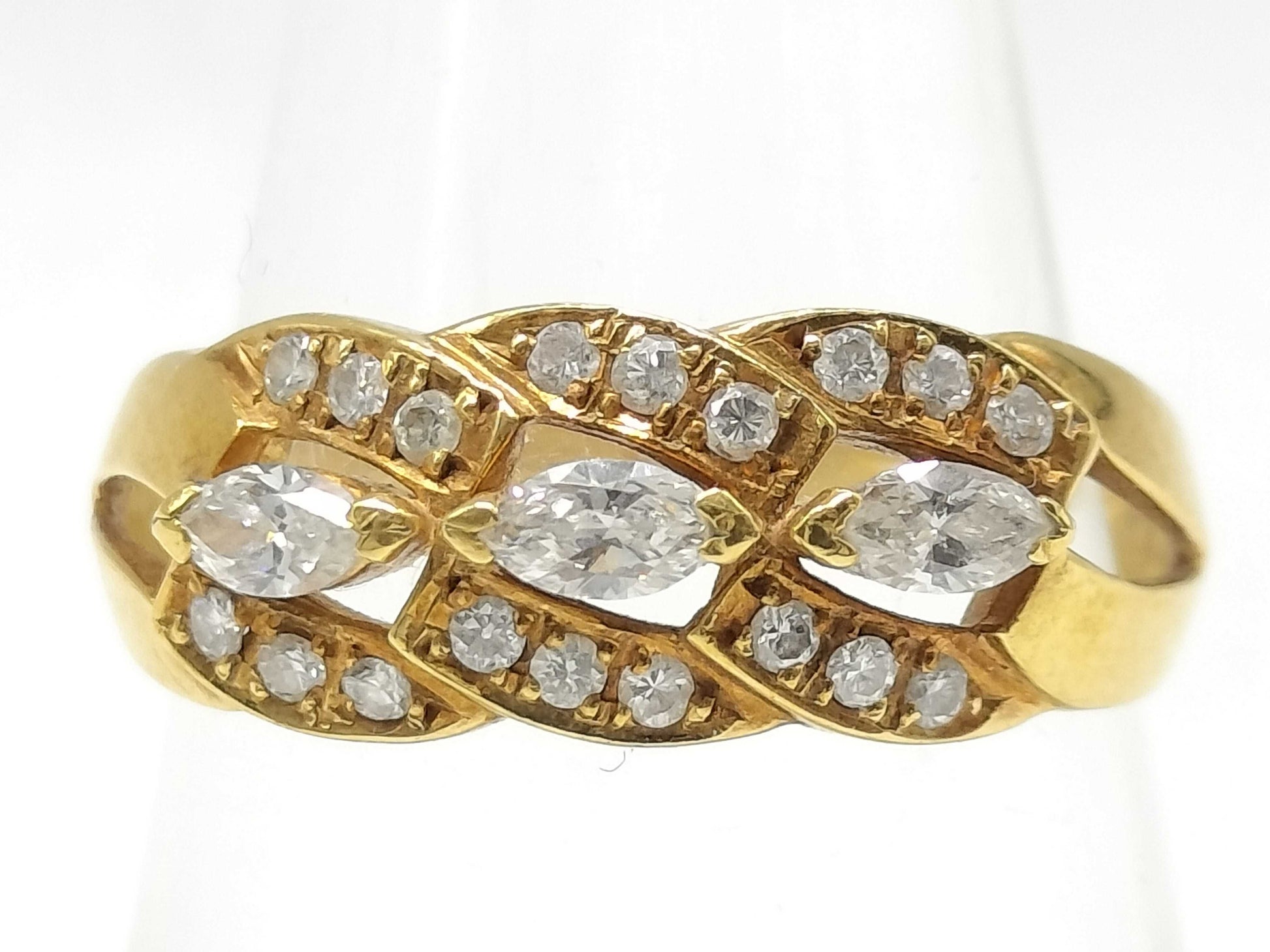 D0.34ct K18 2.7g Ring 