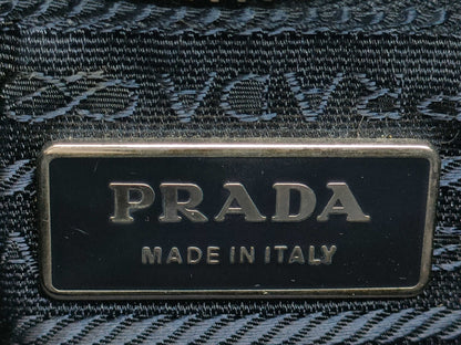 PRADA nylon and leather one-shoulder bag