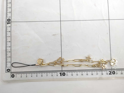Dior Logo Star Bracelet Gold Strap
