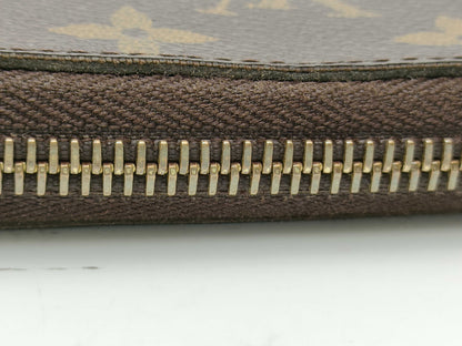 LOUIS VUITTON Monogram M60017 Zippy Wallet Round Zip Wallet