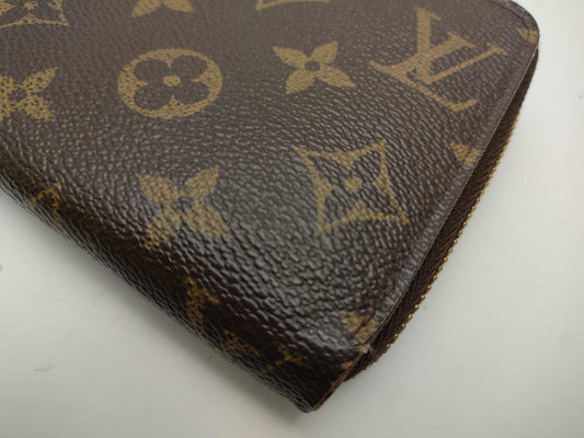 LOUIS VUITTON Monogram M60017 Zippy Wallet Round Zip Wallet