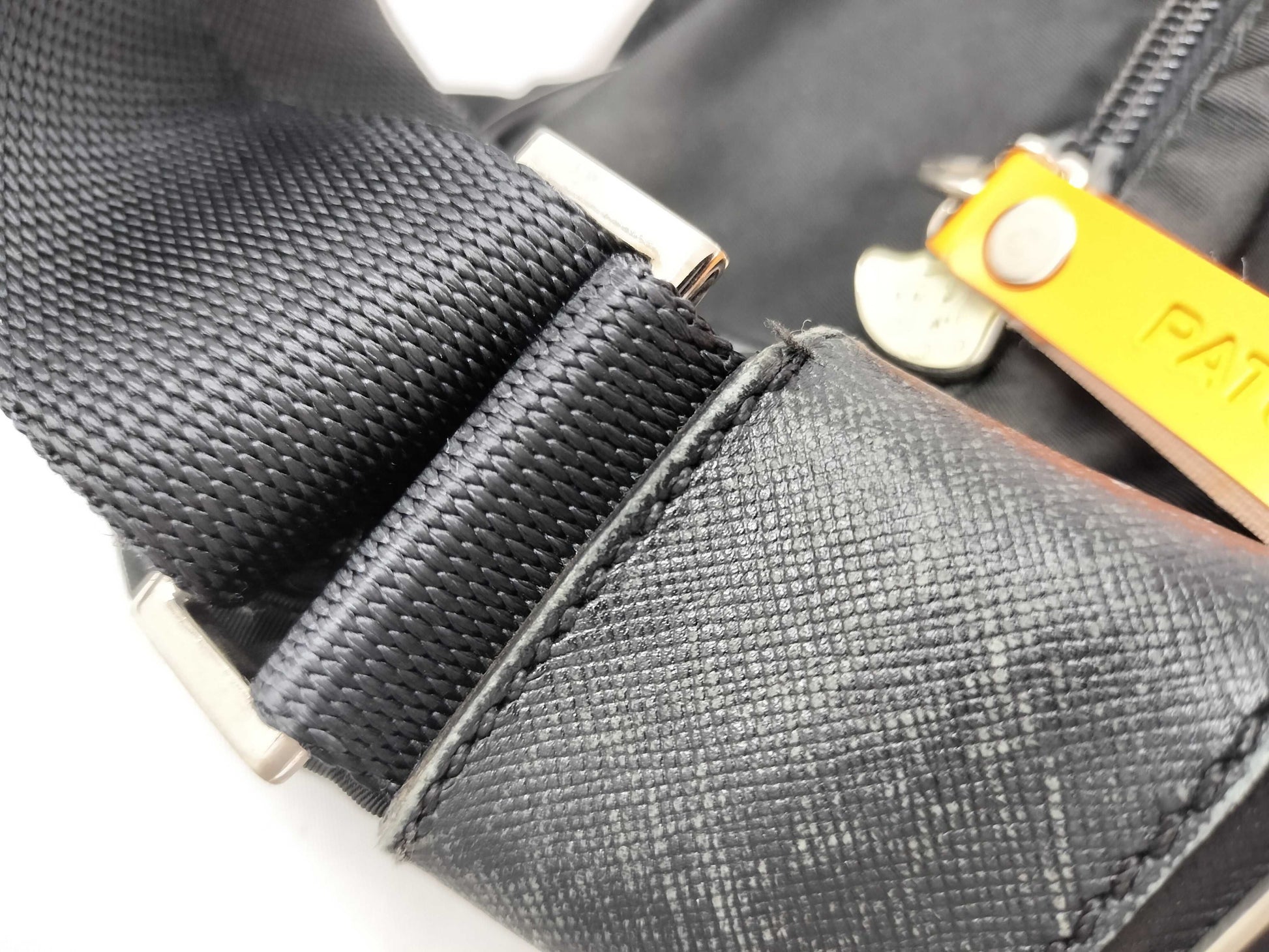 PRADA nylon shoulder bag