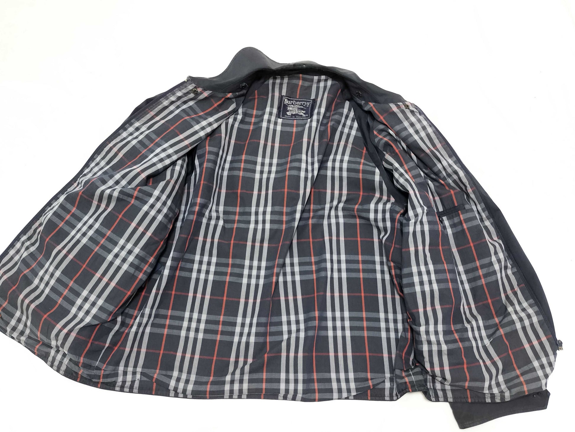 Burberrys Navy Coat Jacket