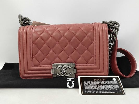 CHANEL Boy Chanel Chain Shoulder Bag No. 16