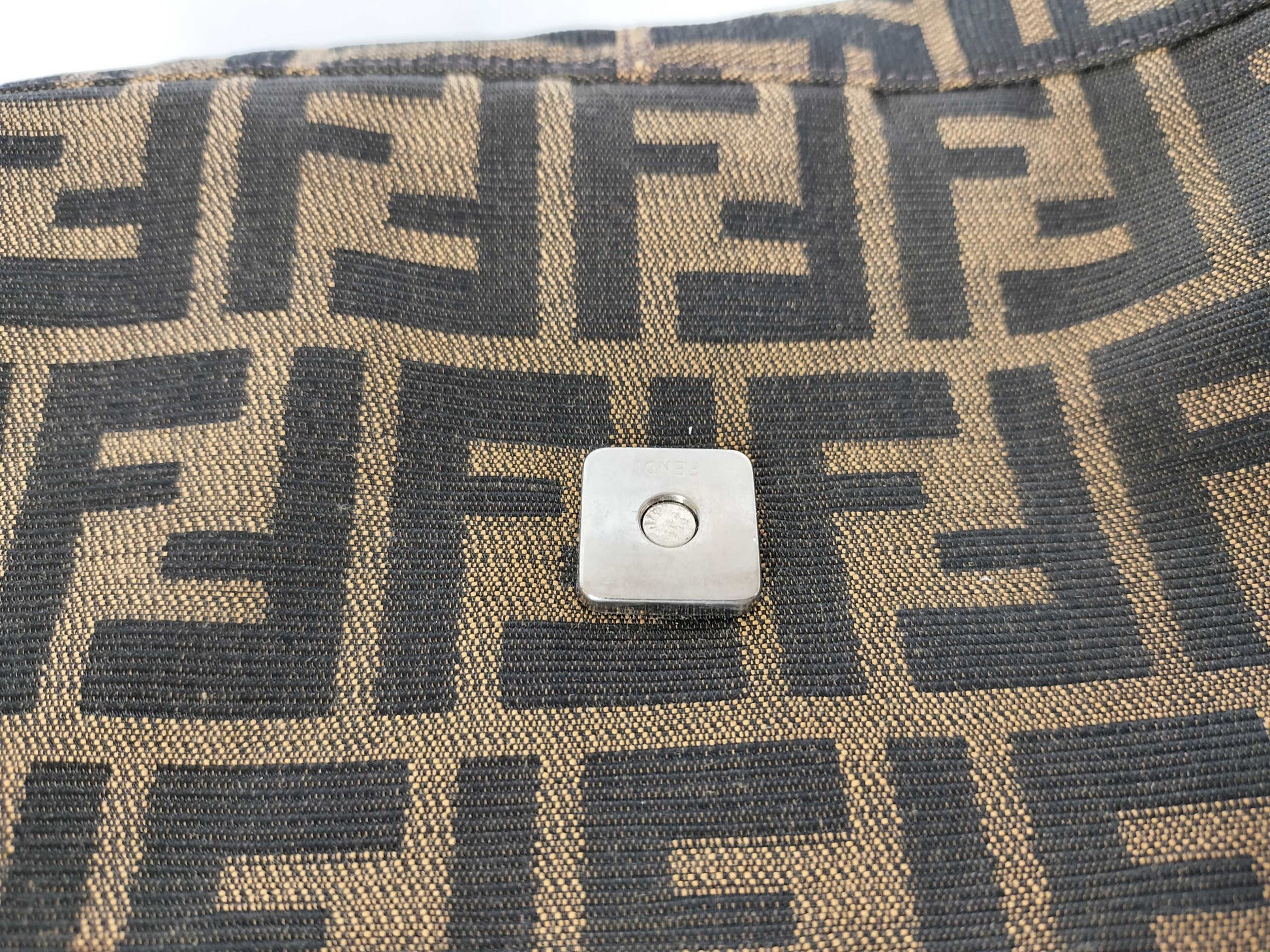 FENDI Zucca Mamma Shoulder Bag