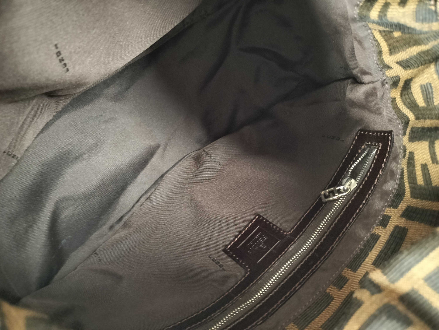 FENDI Zucca Mamma Shoulder Bag