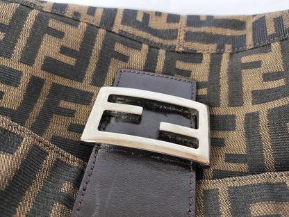 FENDI Zucca Mamma Shoulder Bag