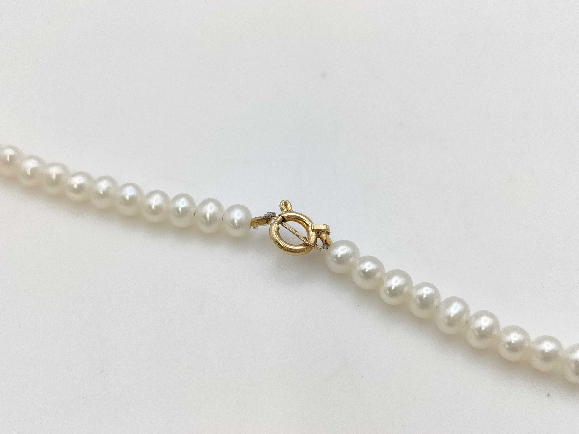 Pearl diameter: approx. 3.3mm, Akoya pearl diameter: approx. 7.0mm, K18/METAL, 7.8g, Necklace 