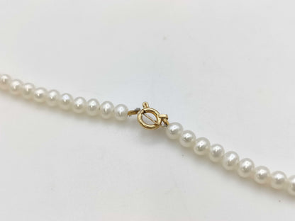 Pearl diameter: approx. 3.3mm, Akoya pearl diameter: approx. 7.0mm, K18/METAL, 7.8g, Necklace 