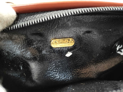 FENDI Pecan Print Mini Boston Bag