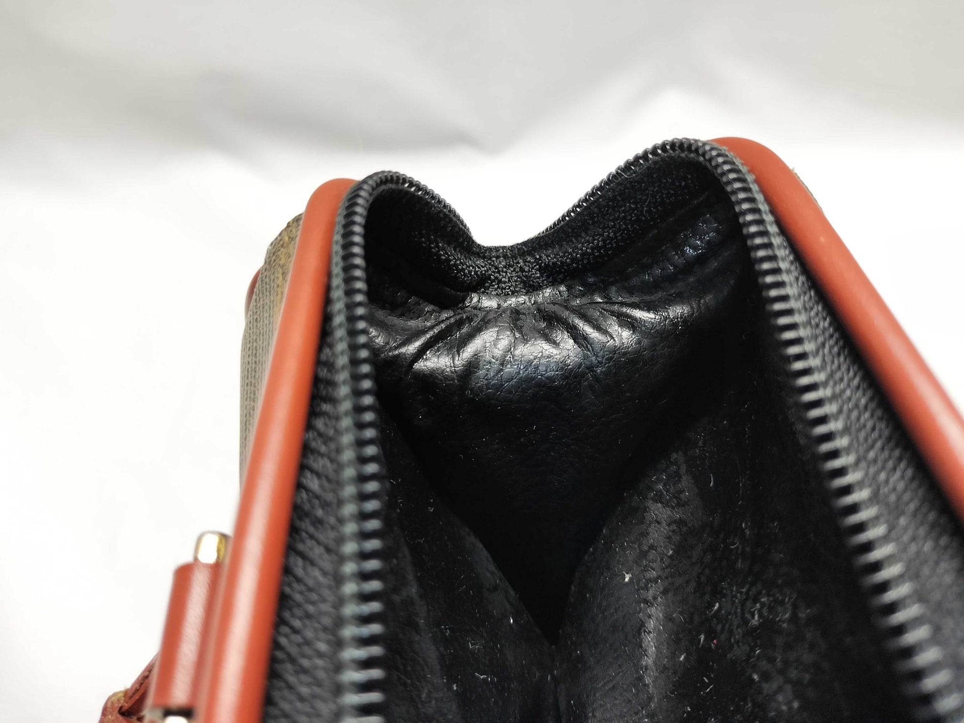 FENDI Pecan Print Mini Boston Bag