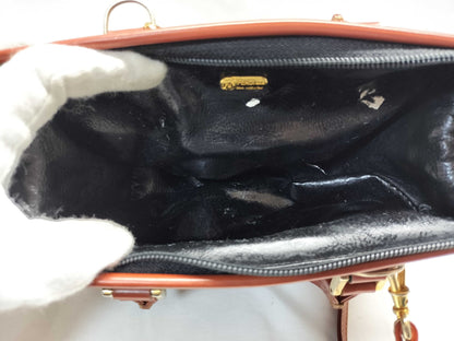 FENDI Pecan Print Mini Boston Bag