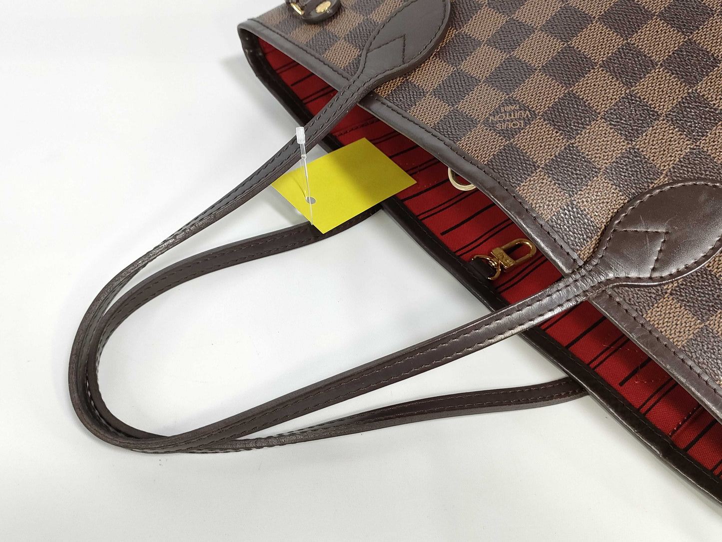 LOUIS VUITTON [Serial Number] RFID Unverifiable AR0163 Damier N51109 Neverfull PM Tote Bag