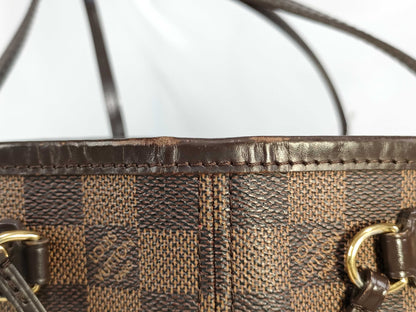 LOUIS VUITTON [Serial Number] RFID Unverifiable AR0163 Damier N51109 Neverfull PM Tote Bag