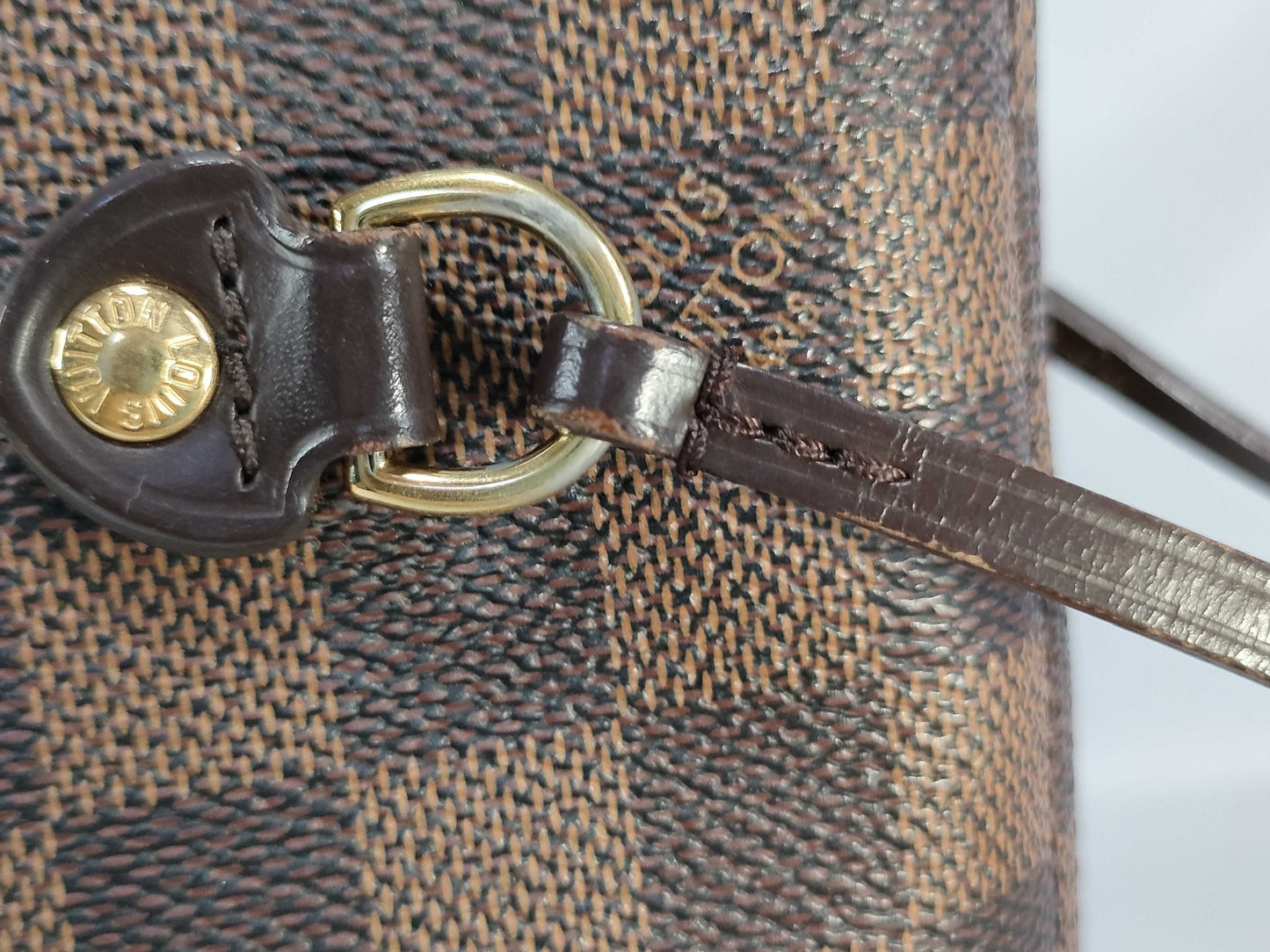 LOUIS VUITTON [Serial Number] RFID Unverifiable AR0163 Damier N51109 Neverfull PM Tote Bag