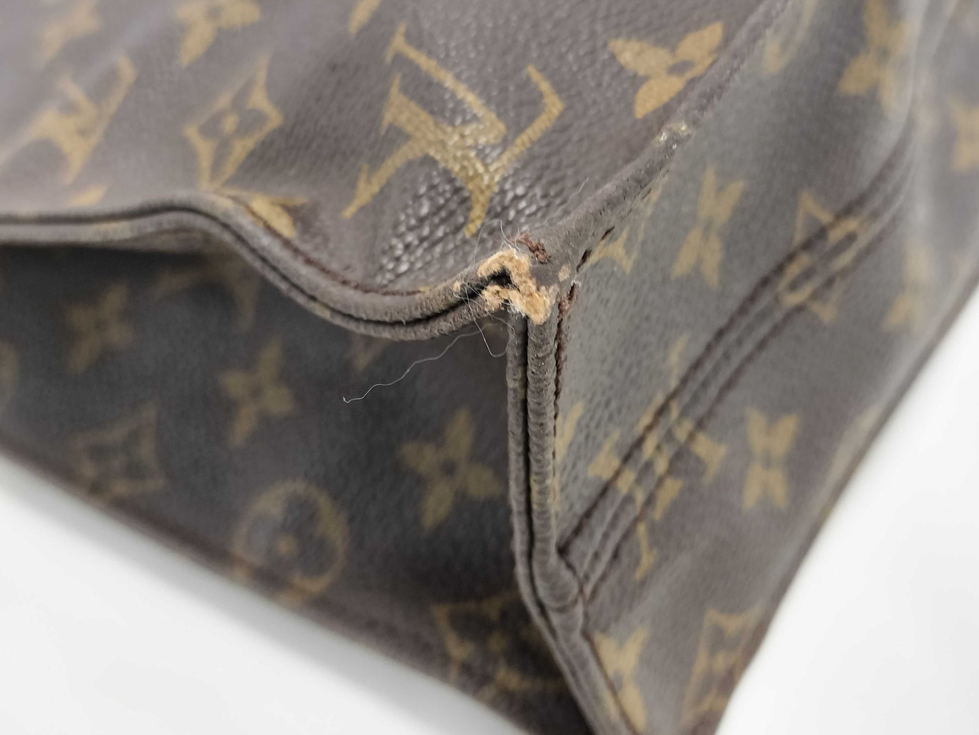 LOUIS VUITTON Monogram M51140 Sac Plat Tote Bag