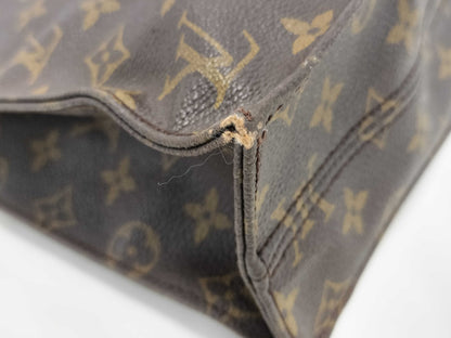 LOUIS VUITTON Monogram M51140 Sac Plat Tote Bag