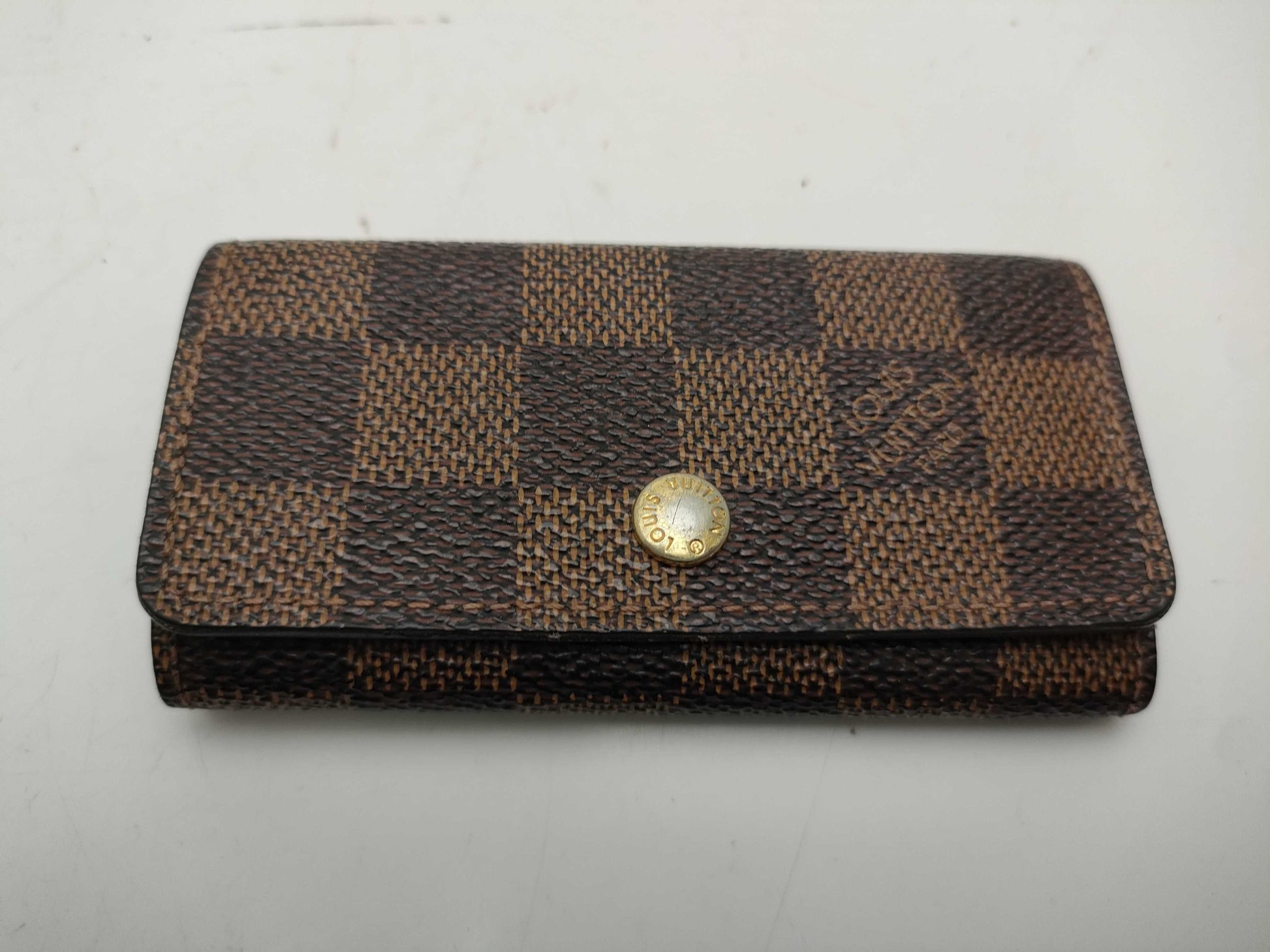 LOUIS VUITTON Damier 4-ring key case Key case/key holder