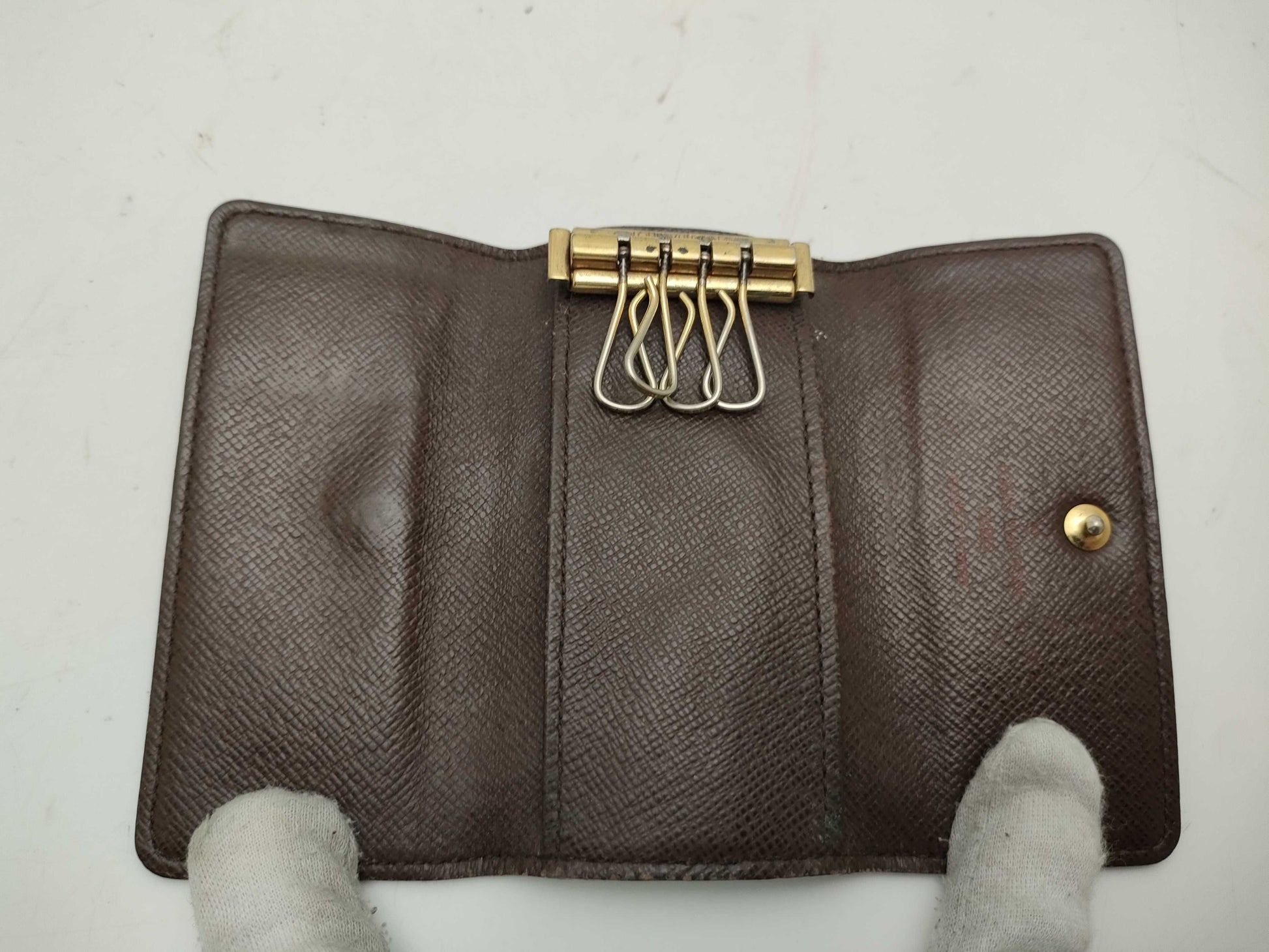 LOUIS VUITTON Damier 4-ring key case Key case/key holder