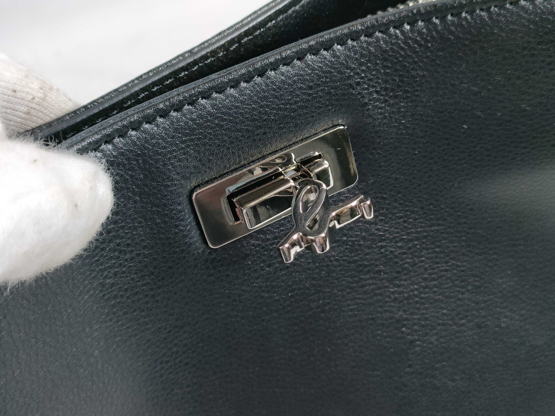 agnes b. Leather 2-Way Handbag