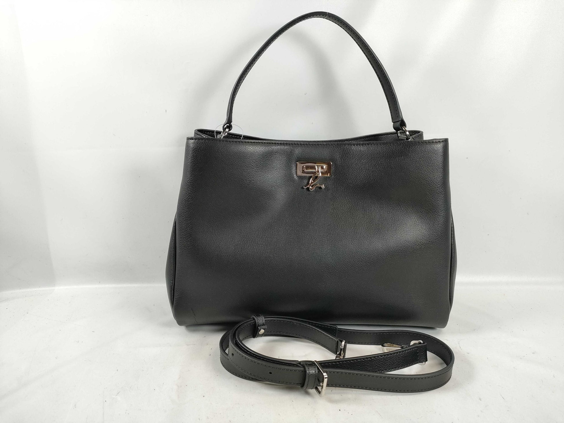 agnes b. Leather 2-Way Handbag