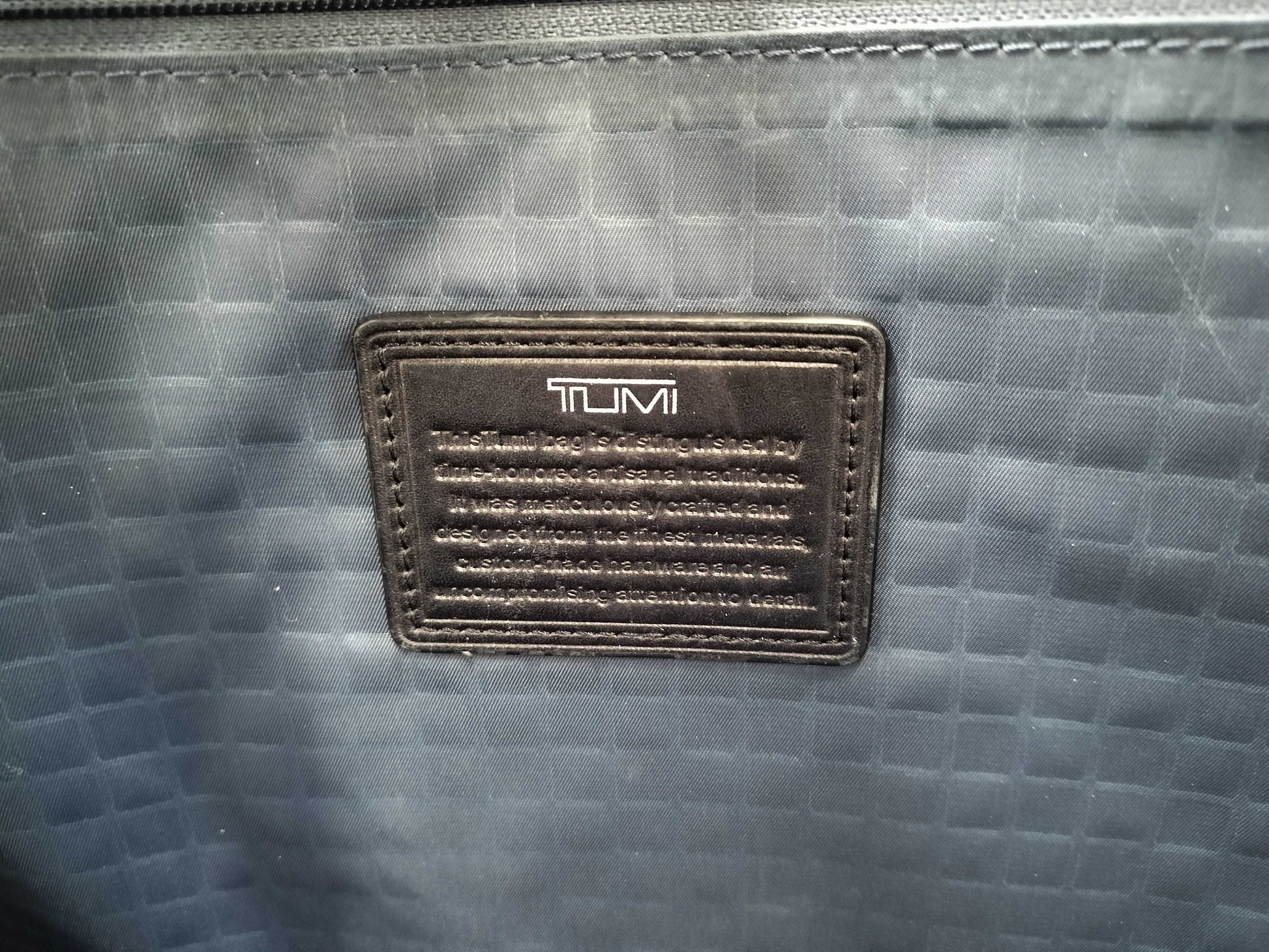 TUMI Backpack Zipper Broken Backpack