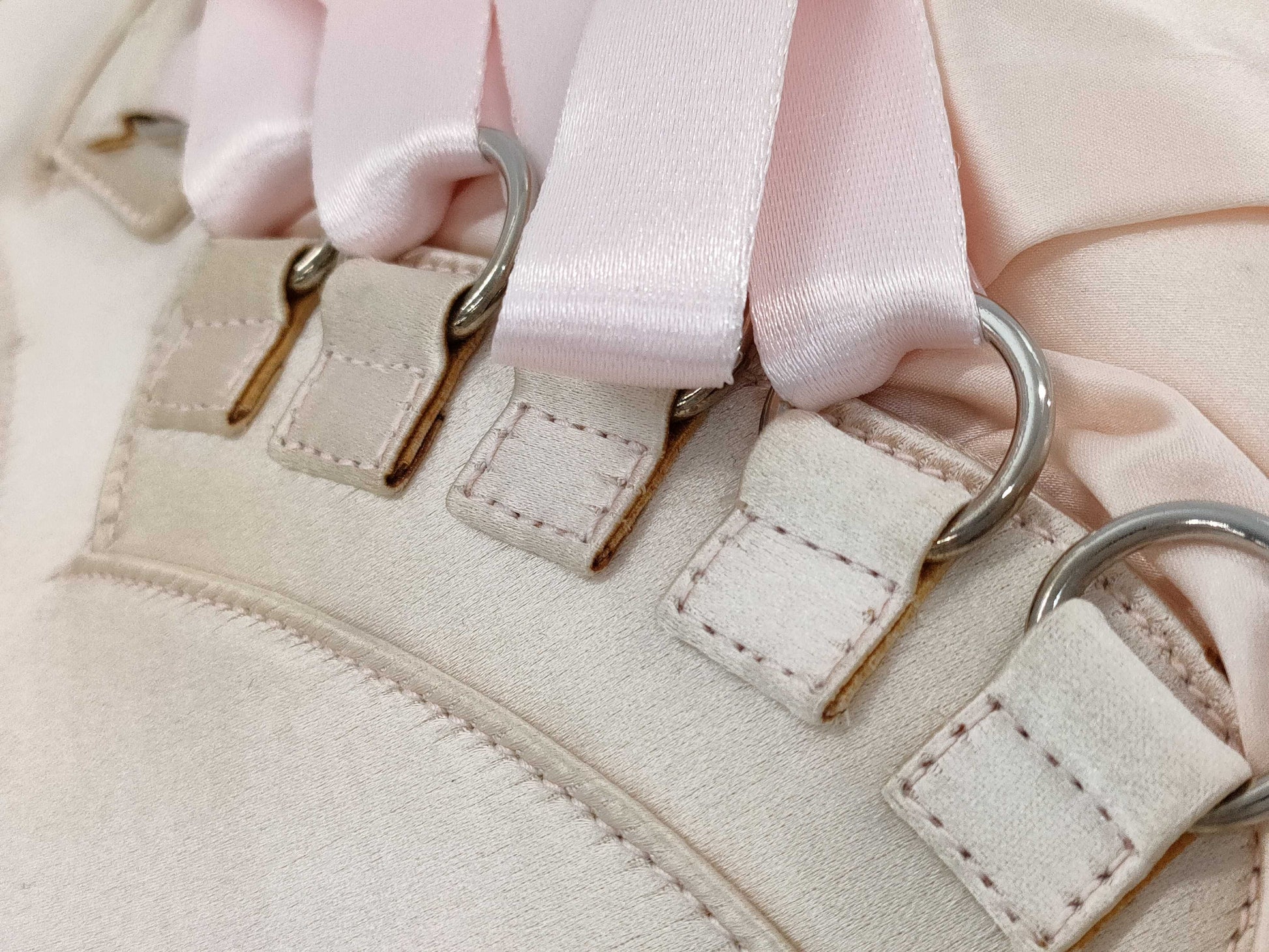 Dior Ribbon Galliano Pink 13BM-0034 Handbag