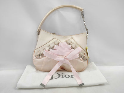 Dior Ribbon Galliano Pink 13BM-0034 Handbag