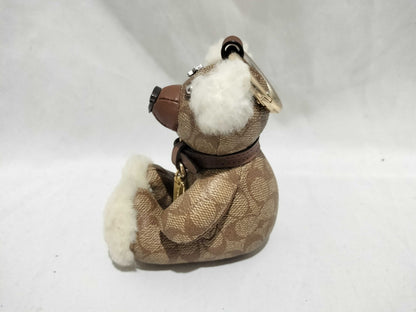 COACH Signature Bear Charm