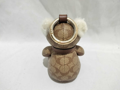 COACH Signature Bear Charm