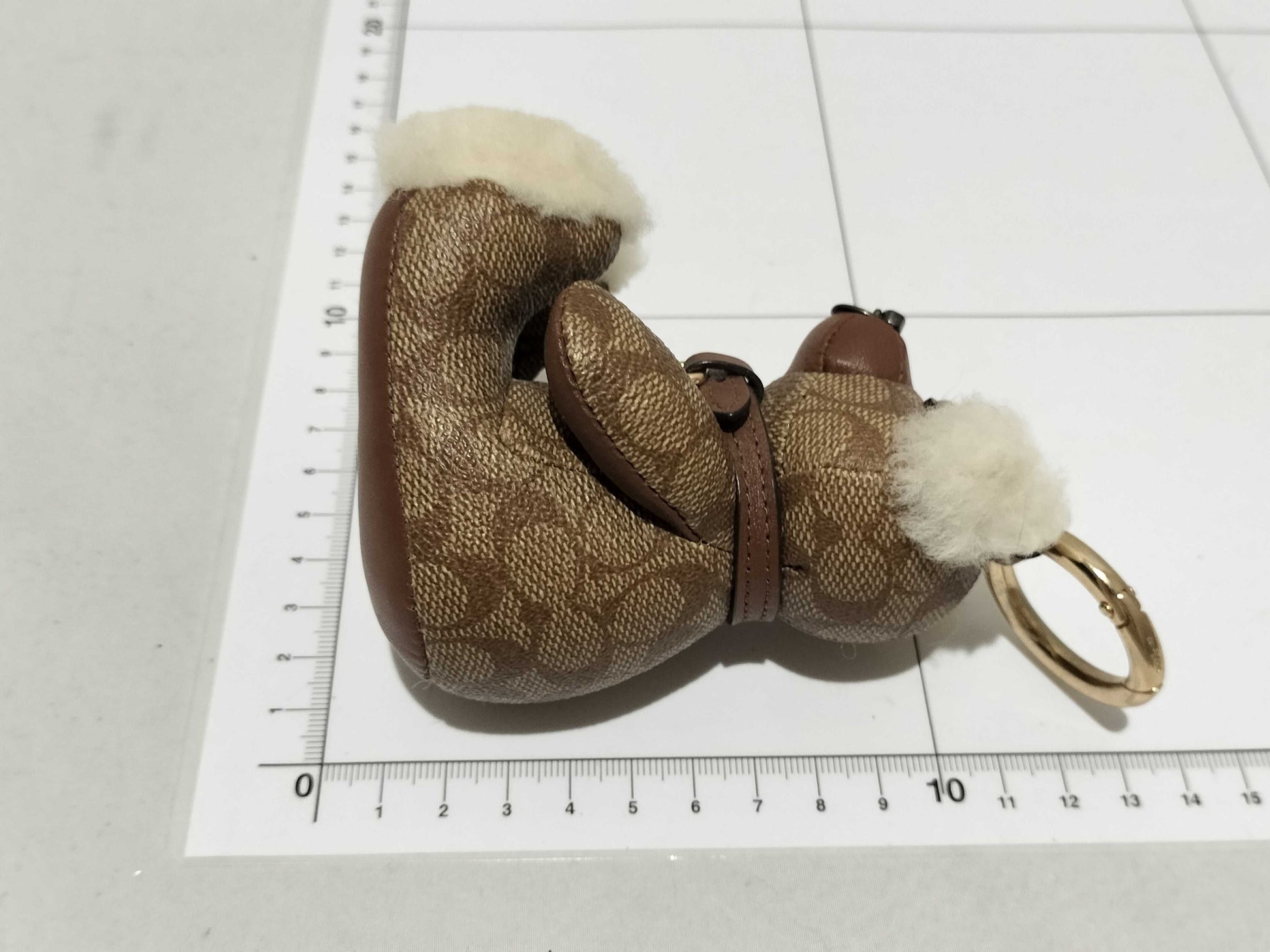 COACH Signature Bear Charm