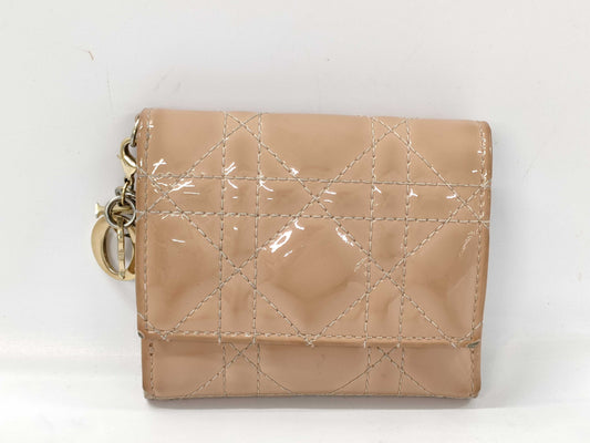 Dior Cannage/Enamel Wallet