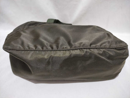 PRADA Nylon Mini Boston Bag, Khaki Handbag