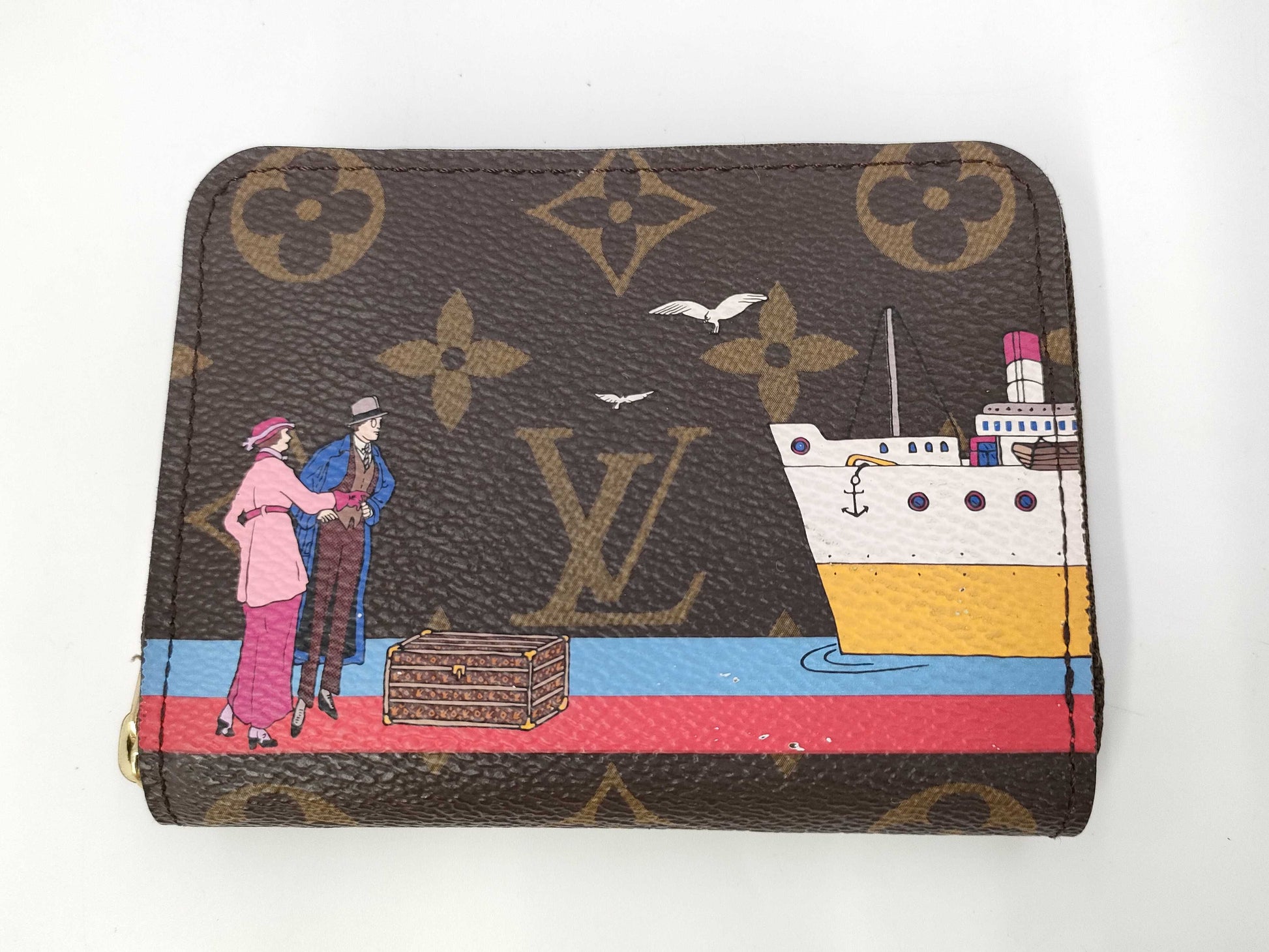 LOUIS VUITTON Monogram Illustre Coin Purse Wallet