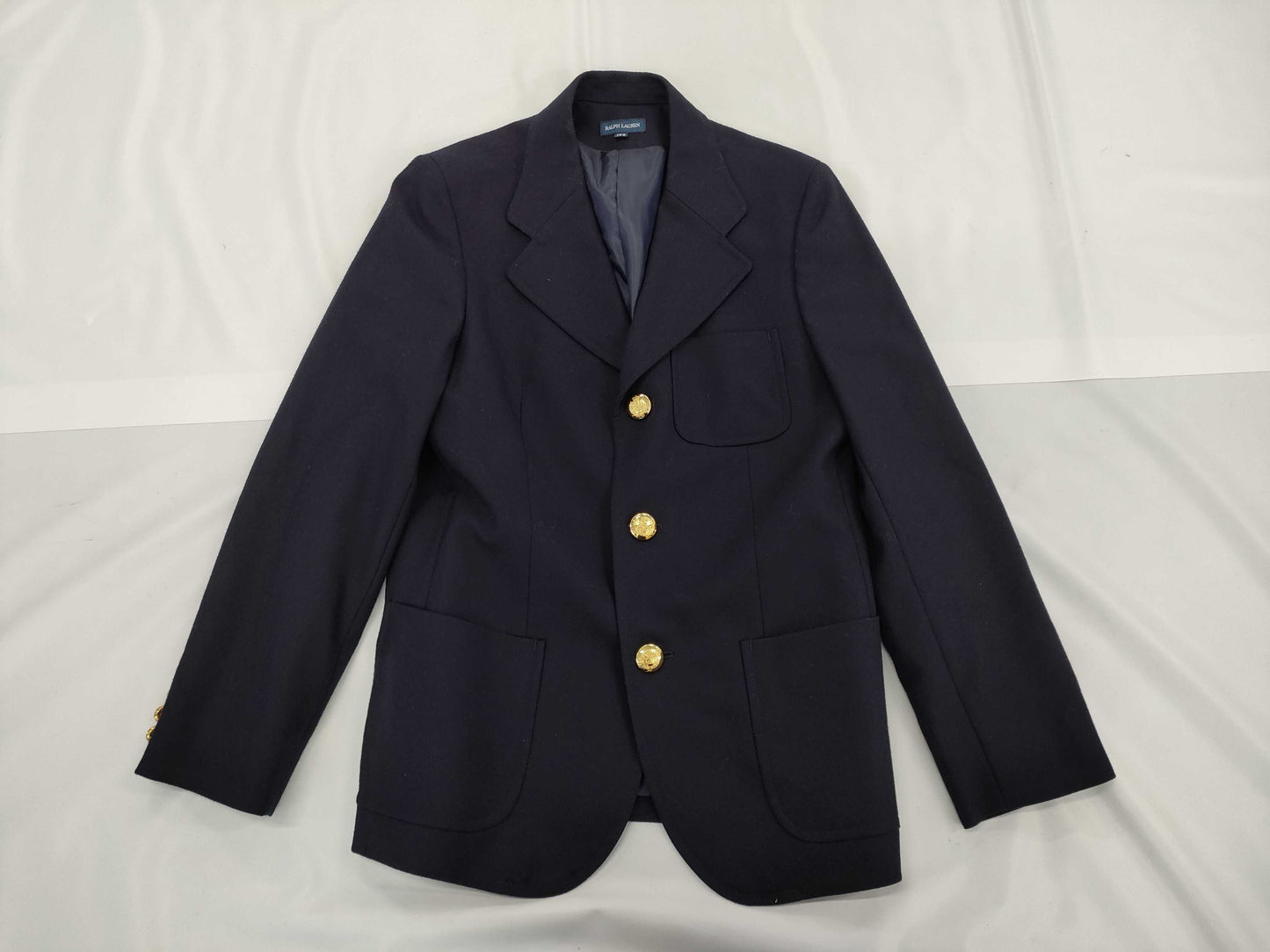 Ralph Lauren/Gold Button/Navy Blazer/Jacket