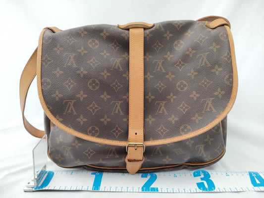 LOUIS VUITTON Monogram Saumur 35 Shoulder Bag