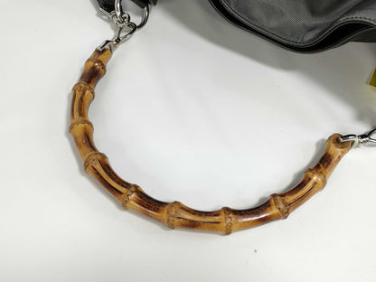 GUCCI Bamboo 001 2852 Bamboo 2-way Handbag/Shoulder Bag