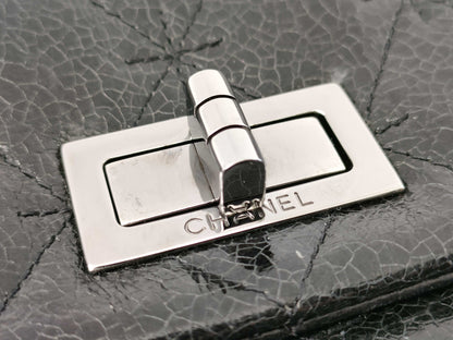 CHANEL [With sticker and card] Series 1 Enamel Matelasse 2.55 Shoulder Bag in Excellent Condition