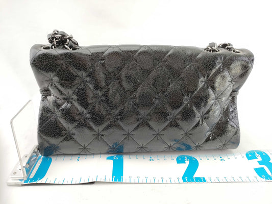 CHANEL [With sticker and card] Series 1 Enamel Matelasse 2.55 Shoulder Bag in Excellent Condition