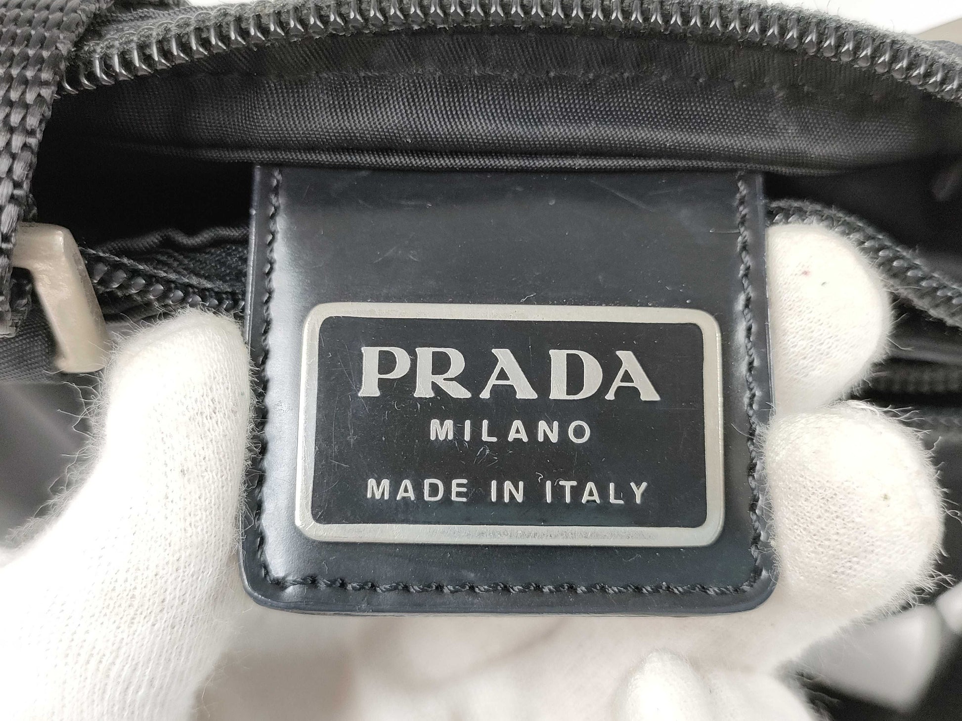 PRADA nylon shoulder bag
