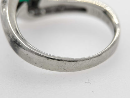 E0.38ct D0.19ct PT900 6.4g Ring 