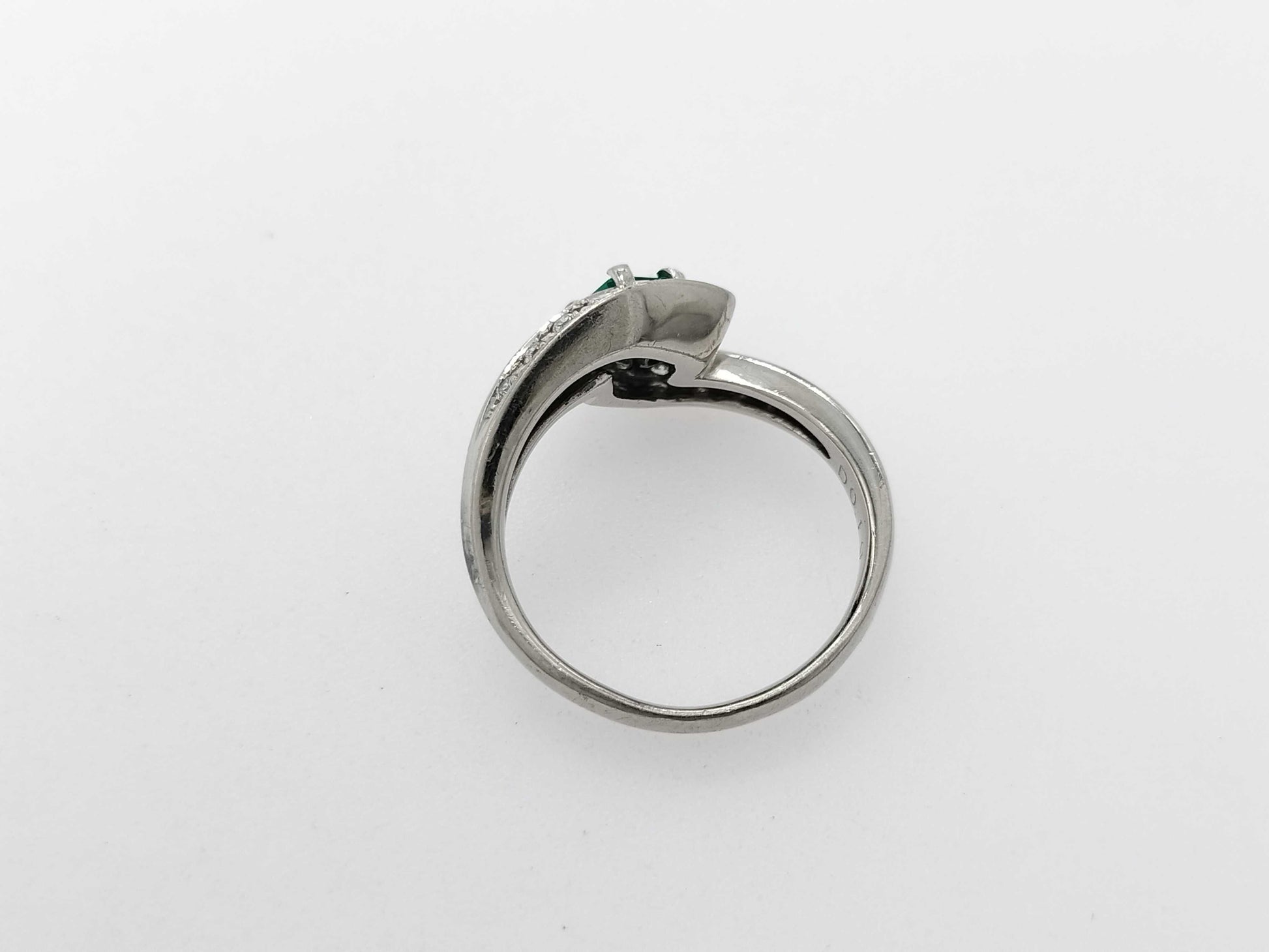 E0.38ct D0.19ct PT900 6.4g Ring 