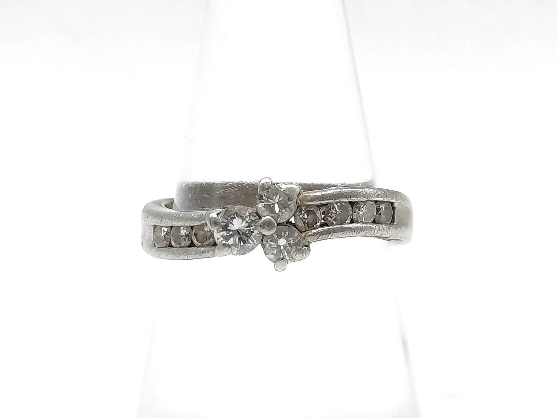 D0.59ct Pt900 5.4g Ring 