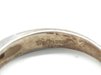 D0.59ct Pt900 5.4g Ring 
